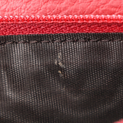 Gucci Calfskin Interlocking G French Wallet Red 9 of 9