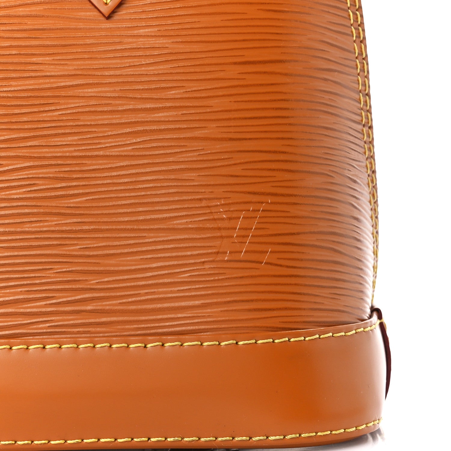 Louis Vuitton Epi Jacquard Alma BB Honey Gold 6 of 12