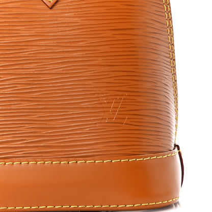 Louis Vuitton Epi Jacquard Alma BB Honey Gold 6 of 12