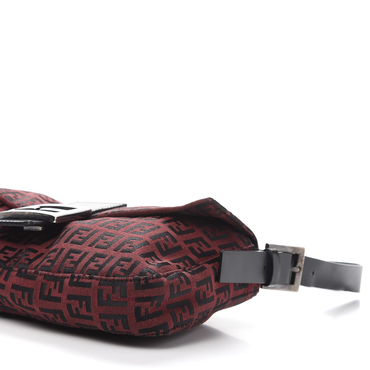 Fendi Zucchino Baguette Red Black 8 of 15