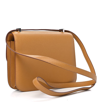 Hermes Epsom Enamel Constance 18 Sesame Lime 3 of 9