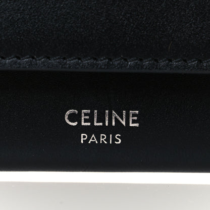 Celine Smooth Calfskin Biker Wallet On Chain Black 6 of 8