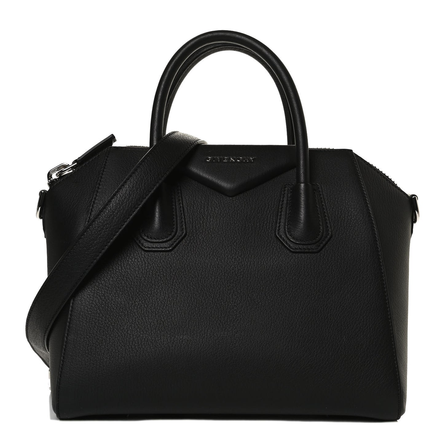 Sugar Goatskin Small Antigona Black