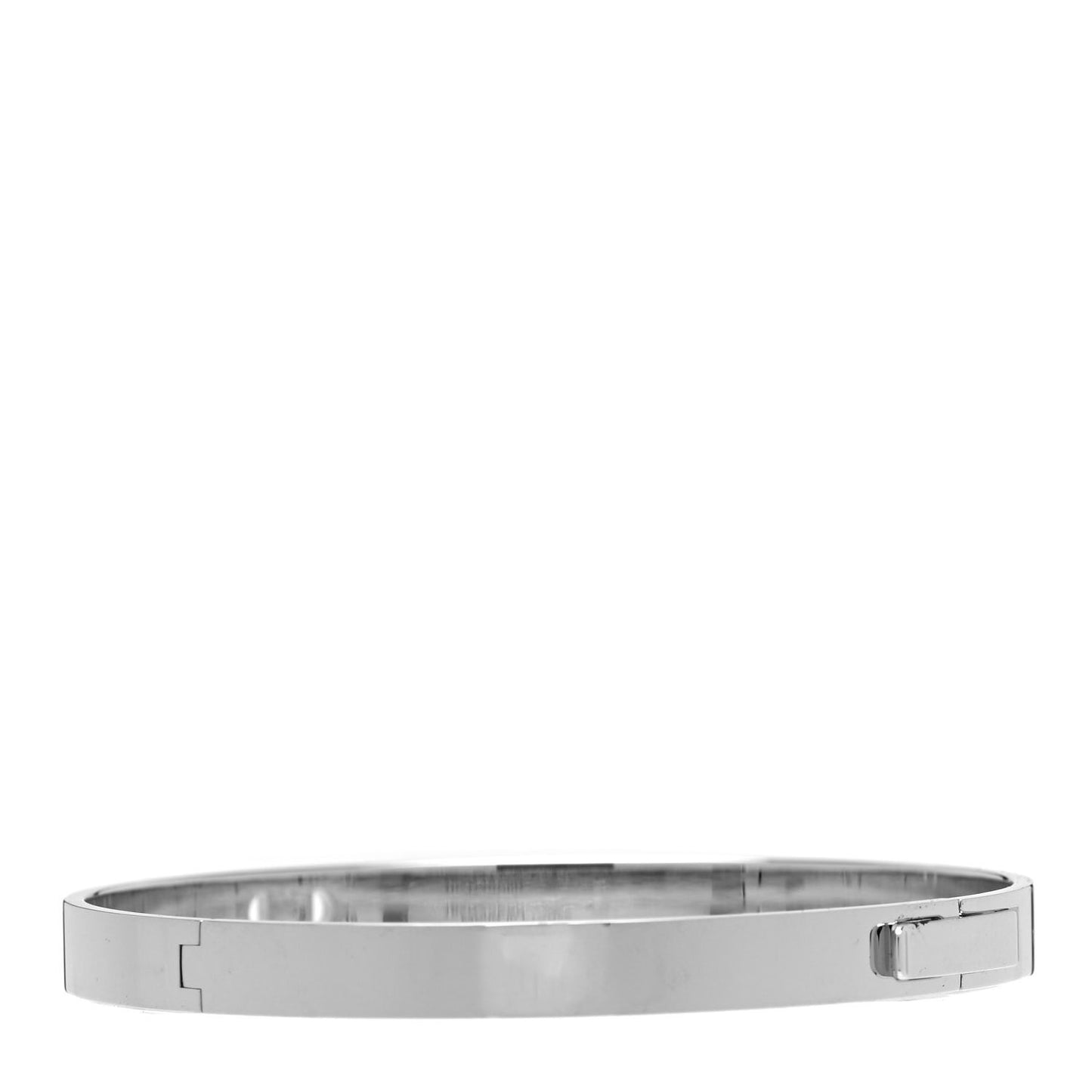 18K White Gold Diamond PM H D'Ancre Bracelet SH