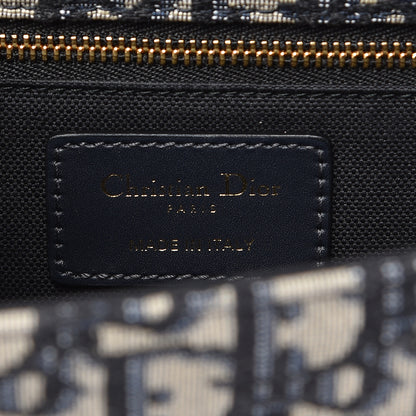 Christian Dior Oblique 30 Montaigne Flap Bag Blue 6 of 9