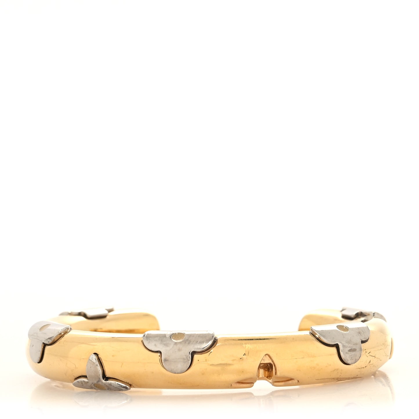 Metal Daily Monogram Bracelet M Gold