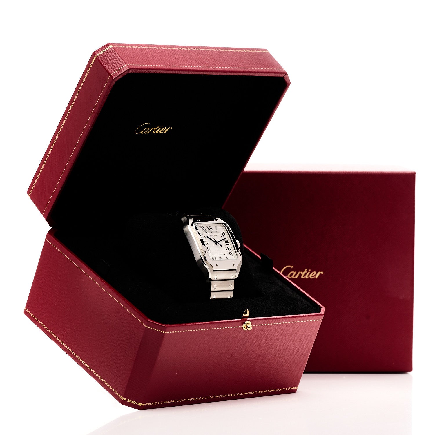 Cartier Stainless Steel 39.8mm Santos De Cartier Automatic Watch 5 of 5