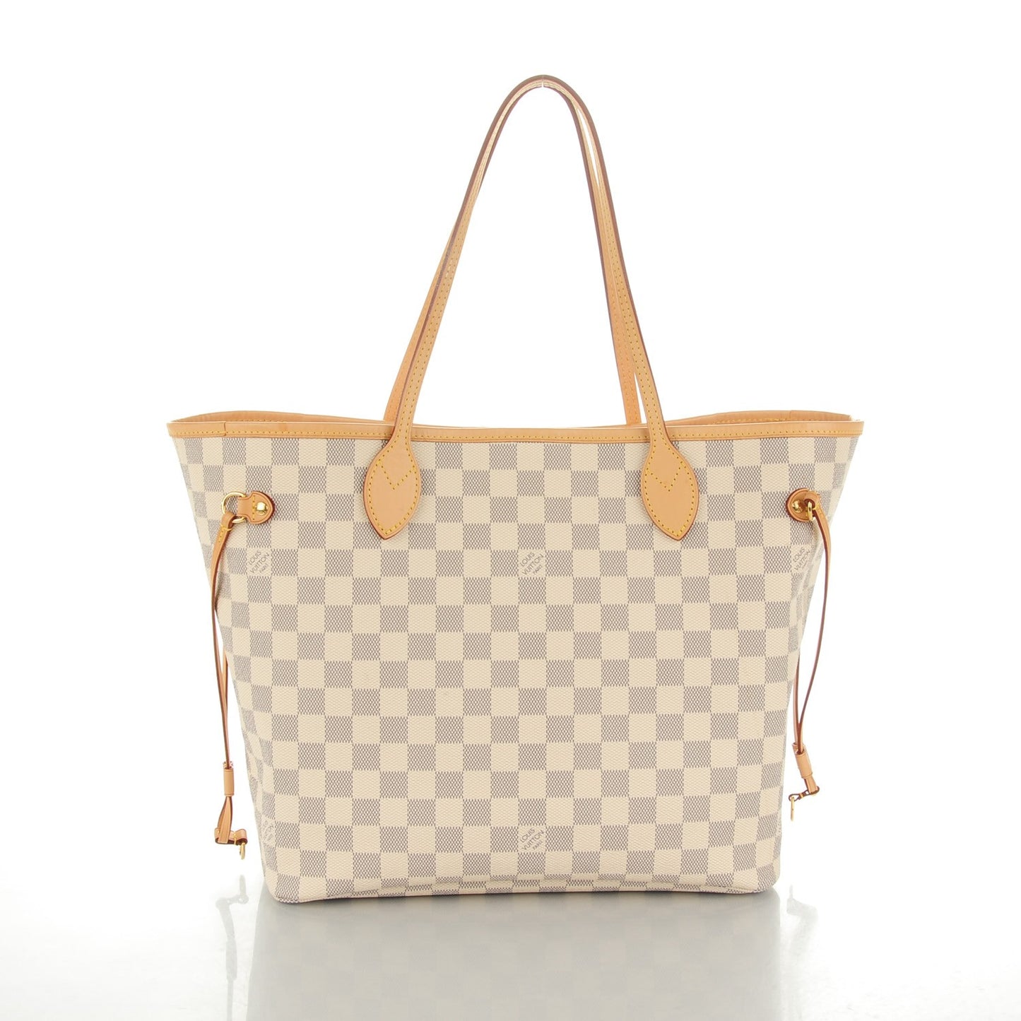 Damier Azur Neo Neverfull MM Rose Ballerine