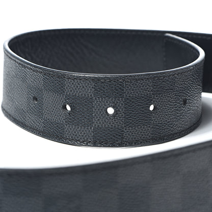 Louis Vuitton Damier Graphite 40mm LV Initiales Belt 85 34 4 of 8