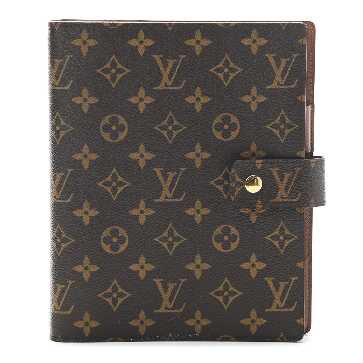 Monogram Large Ring Agenda Cover
