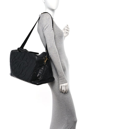 Chanel Caviar Quilted CC Duffel Bag Black 2 of 16