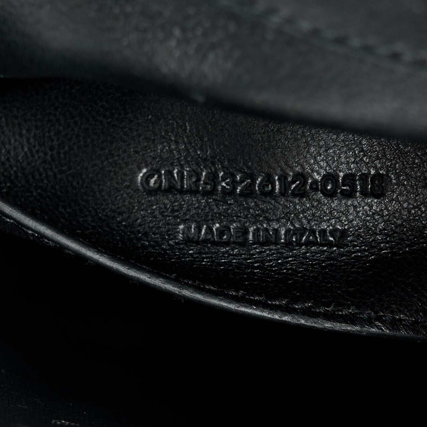 Lambskin Matelasse Monogram Medium Vicky Chain Bag Black