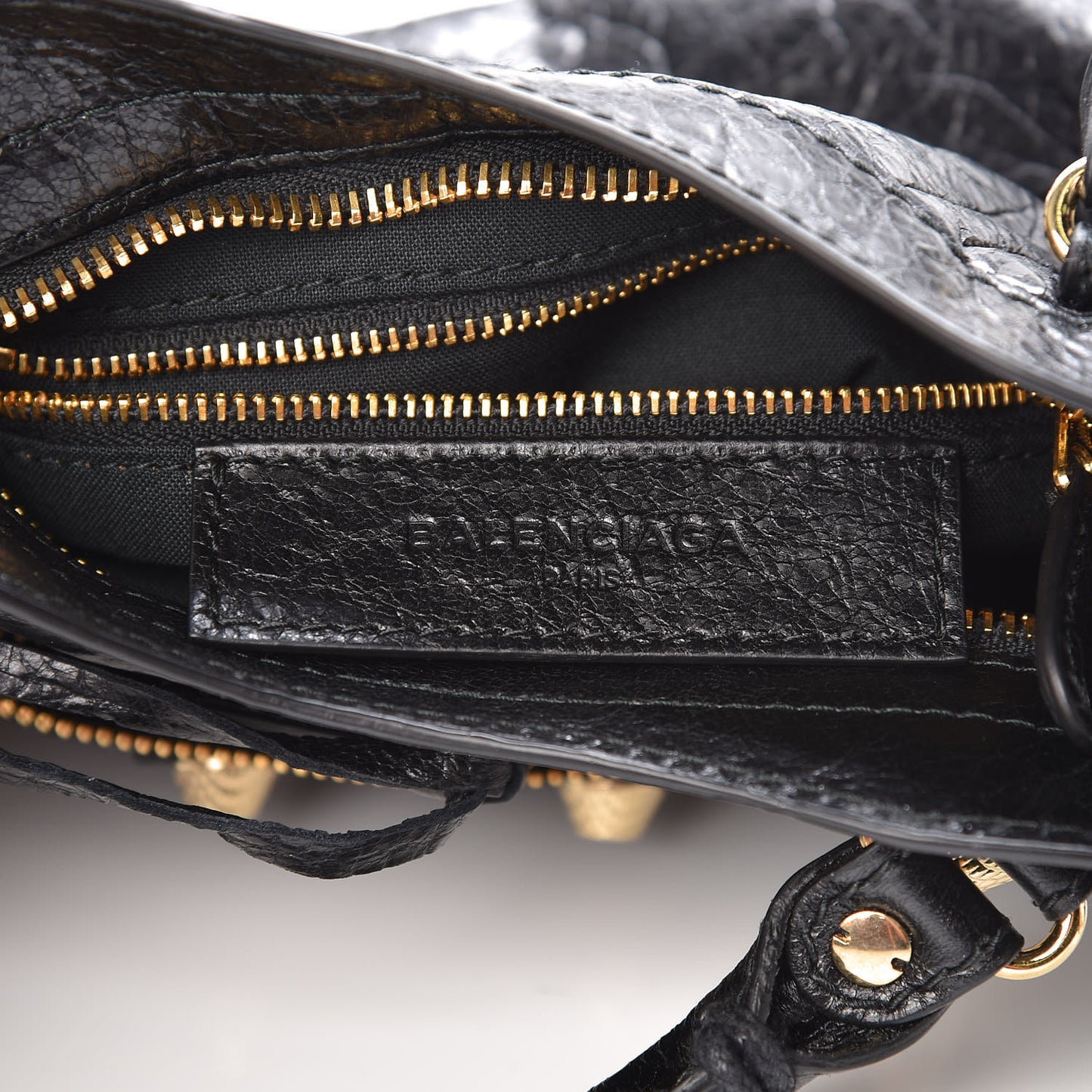 Agneau Giant 12 Gold Hardware Mini City Black