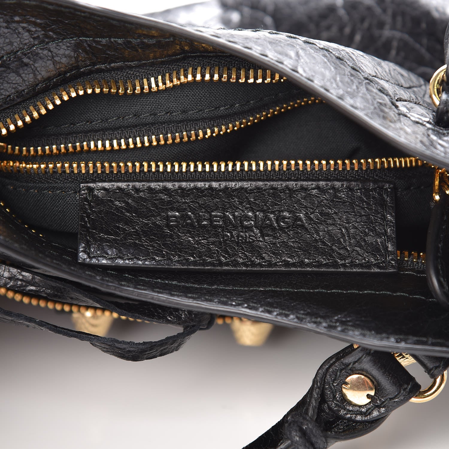 Balenciaga Agneau Giant 12 Gold Hardware Mini City Black 6 of 9