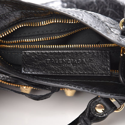Balenciaga Agneau Giant 12 Gold Hardware Mini City Black 6 of 9