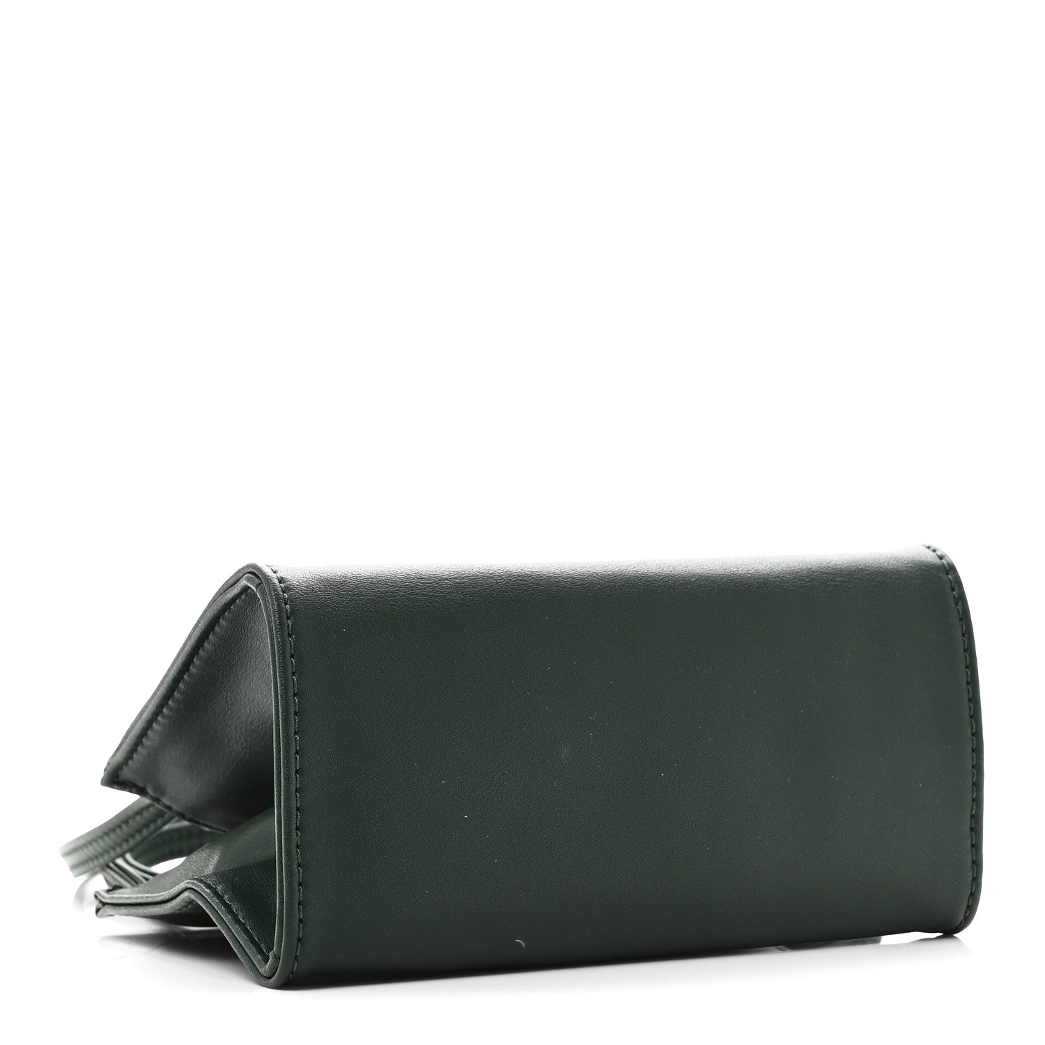 Telfar Vegan Leather Small Shopping Bag Dark Olive 4 of 9