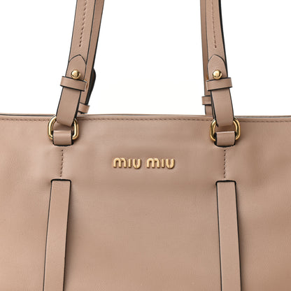Miu Miu Grace Lux Tote Cammeo 8 of 10