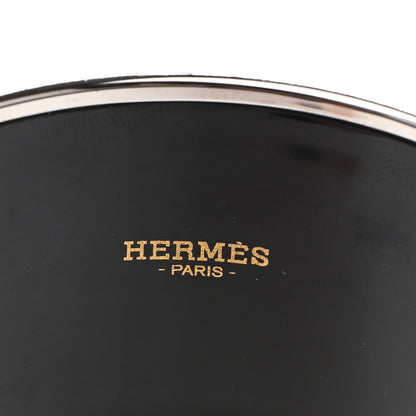 Hermes Enamel Printed Extra Wide L'Arbre Du Vent Bracelet 70 Folk 5 of 5