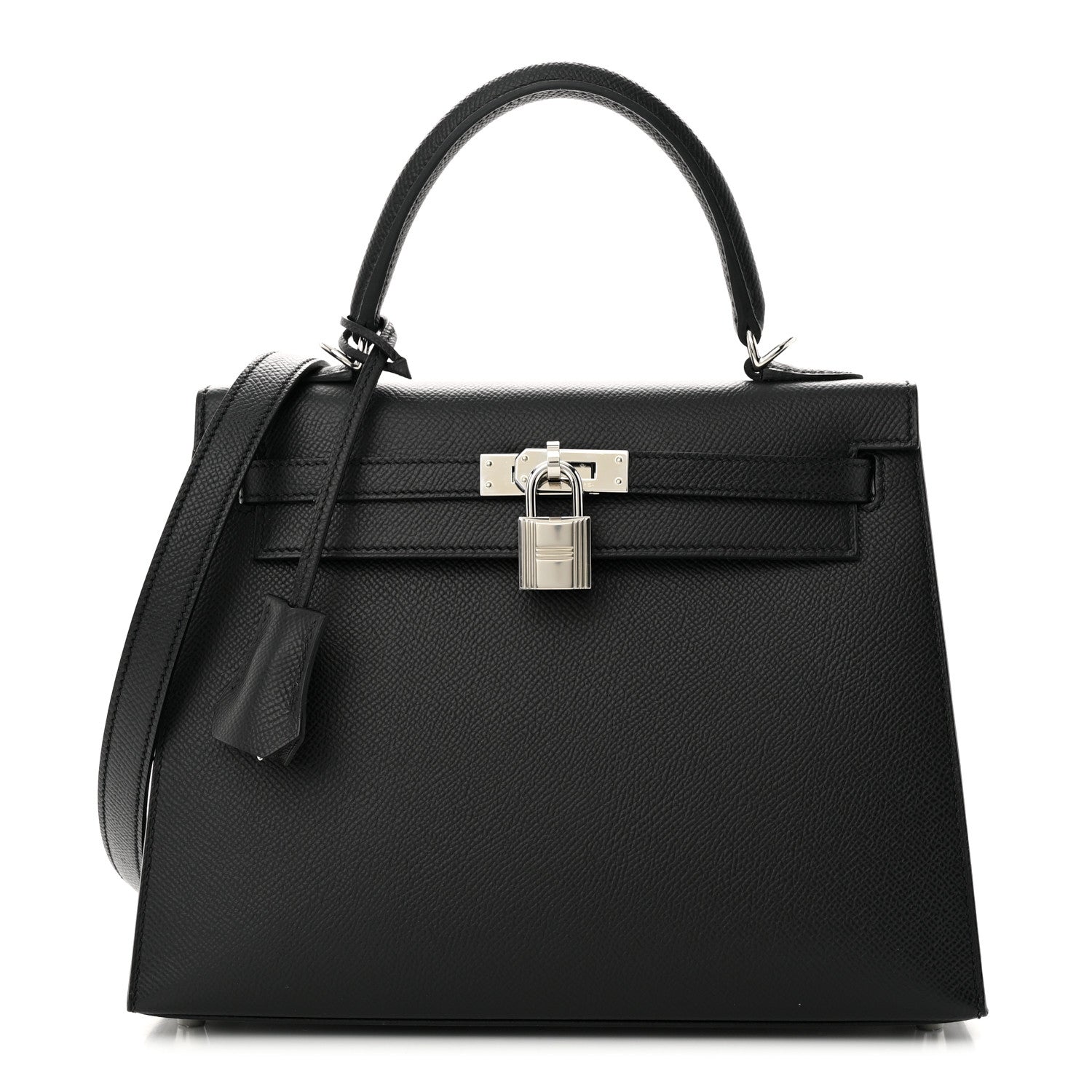 Hermes Epsom Kelly Sellier 25 Black 1 of 13
