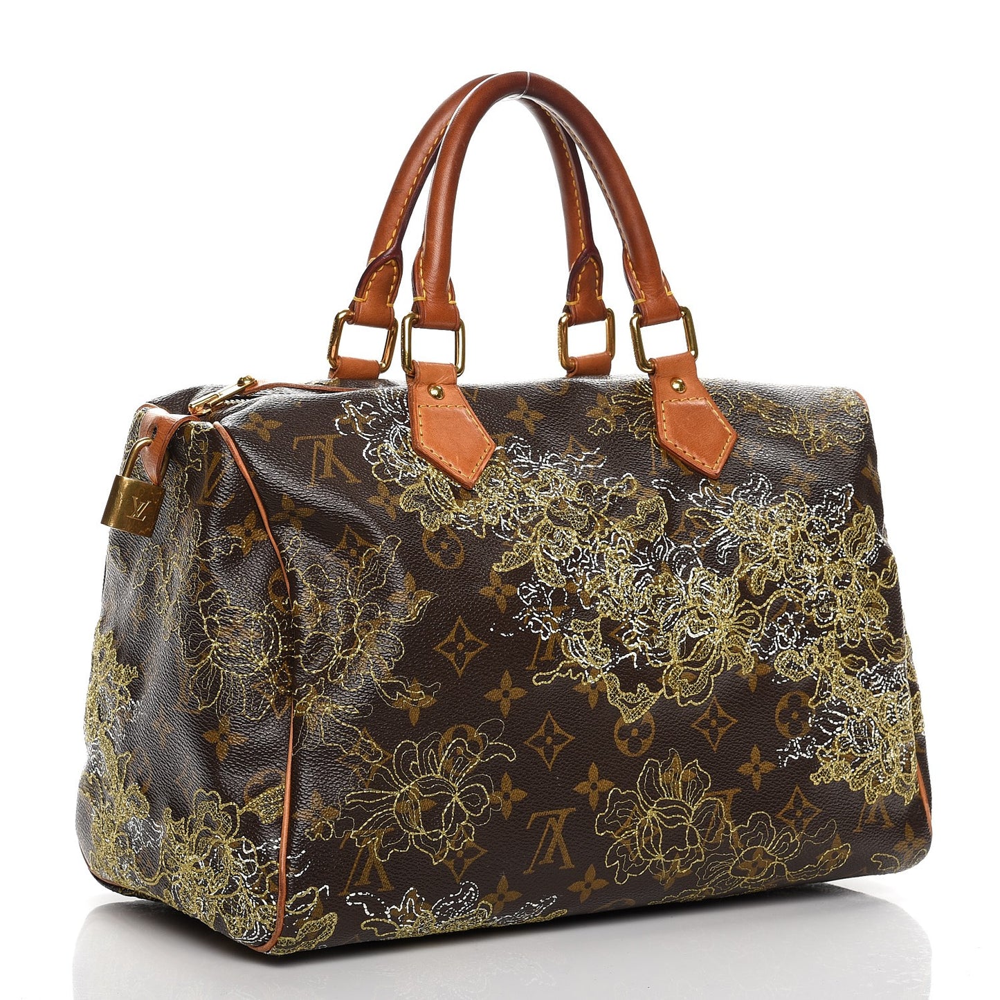 Monogram Dentelle Speedy 30 Gold