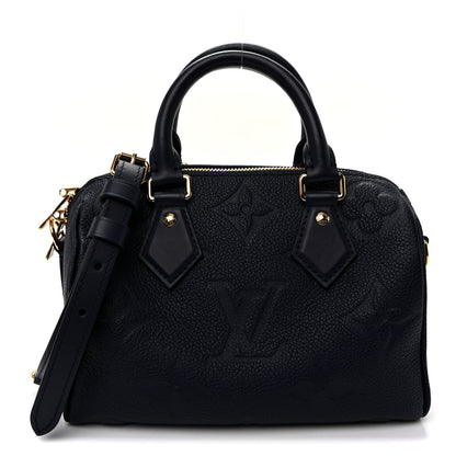 Louis Vuitton Empreinte Monogram Giant Speedy Bandouliere 20 Navy 1 of 9