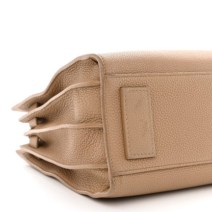 Saint Laurent Grained Calfskin Baby Sac De Jour Souple Dark Beige 10 of 15