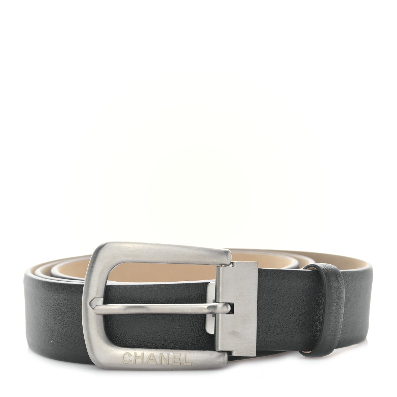 Chanel Calfskin Belt 95 38 Black 1448044 – FASHIONPHILE