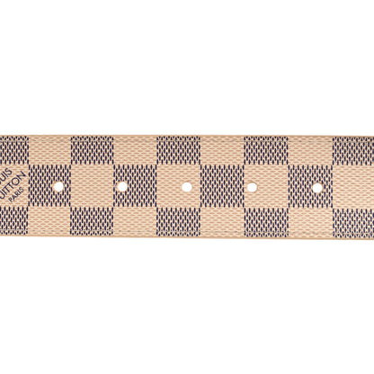 Louis Vuitton Damier Azur LV Initiales Belt 80 32 3 of 7