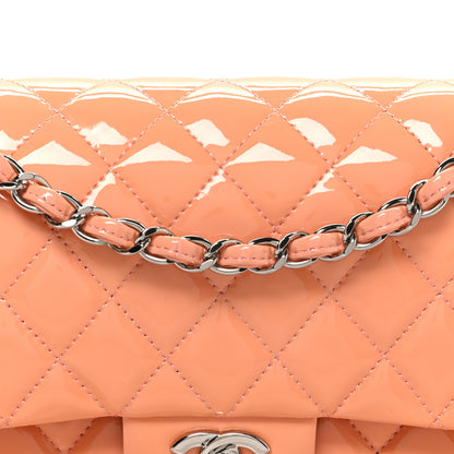 Chanel Patent Quilted Medium Double Flap Light Pink 8 of 10