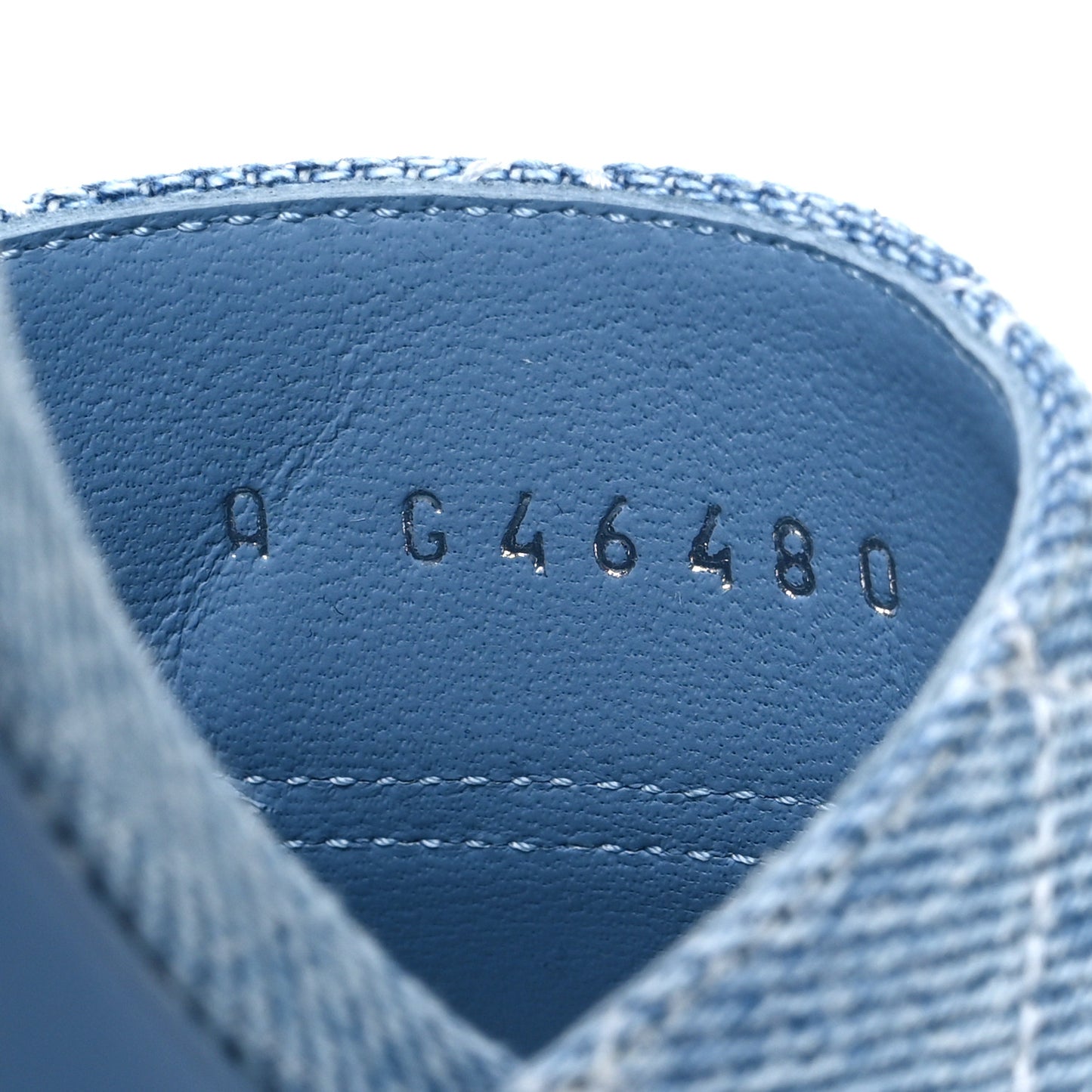 Denim Quilted Mules 37.5 Blue