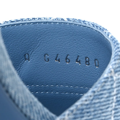 Chanel Denim Quilted Mules 37.5 Blue 10 of 10