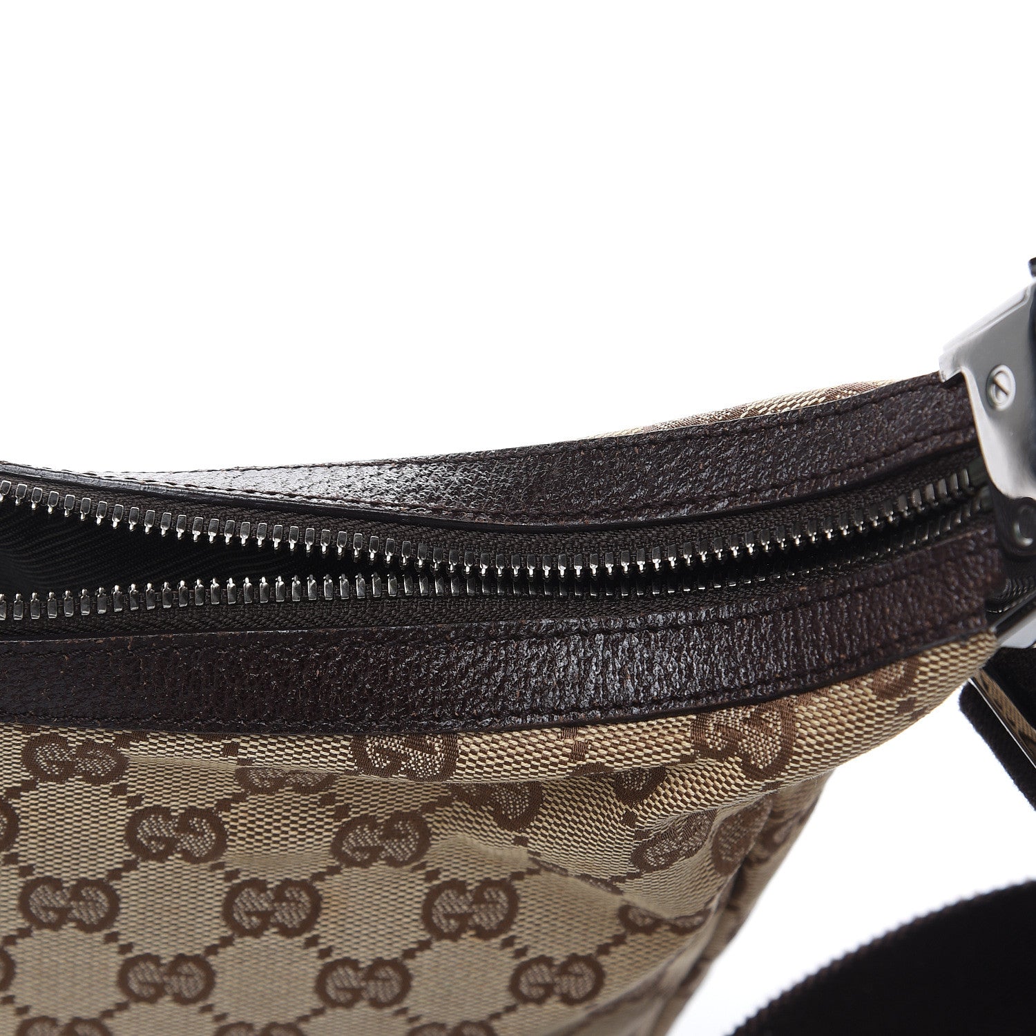 Gucci Monogram Shoulder Bag Dark Brown 8 of 10