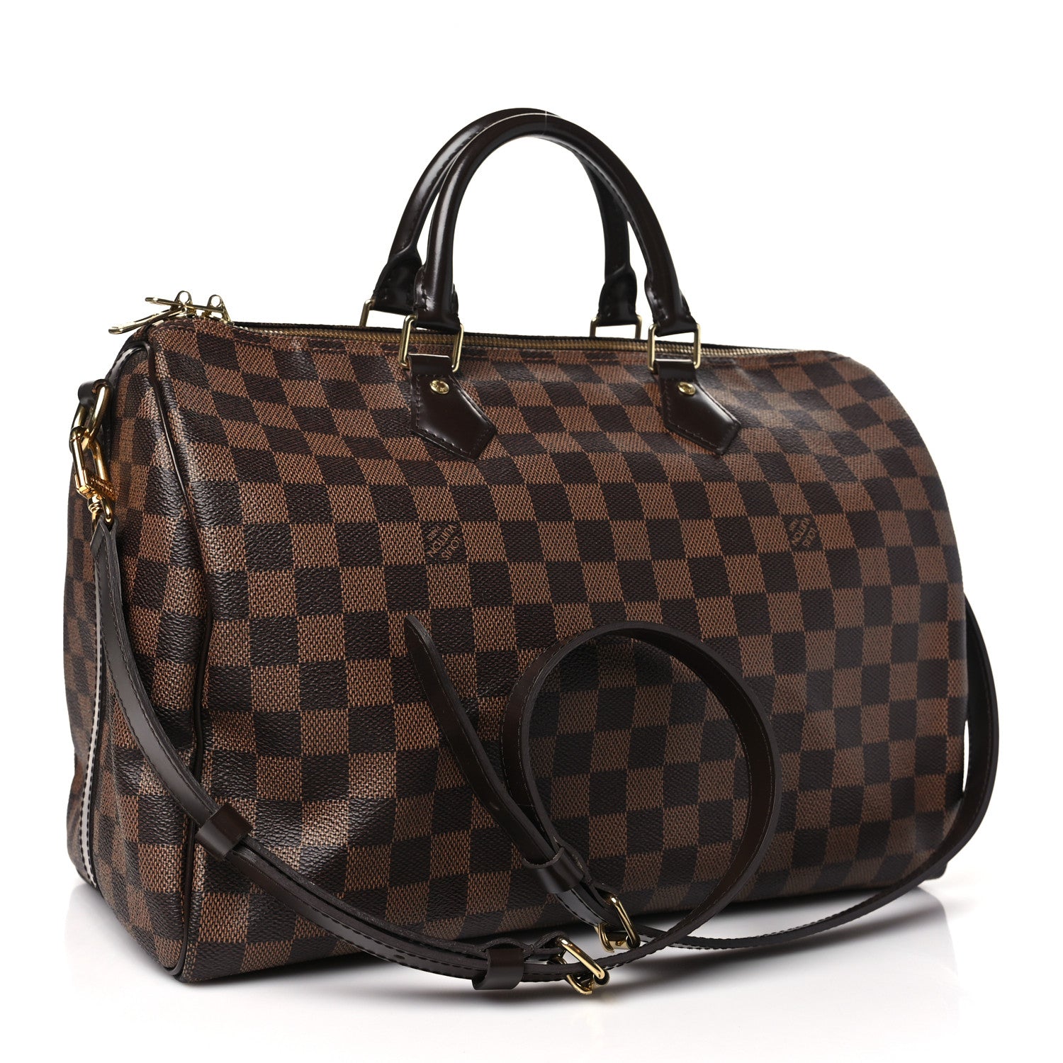 Louis Vuitton Damier Ebene Speedy Bandouliere 35 3 of 9