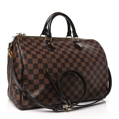 Louis Vuitton Damier Ebene Speedy Bandouliere 35 3 of 9