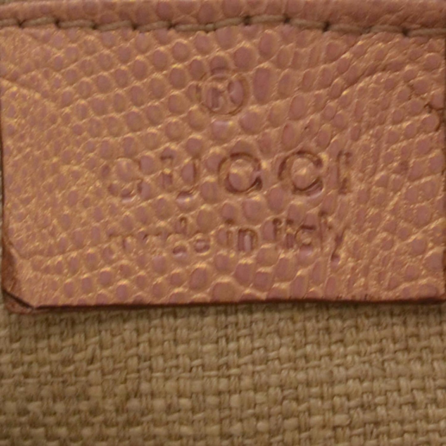 Monogram Calfskin Lizard Embossed Bamboo Chain Shoulder Bag