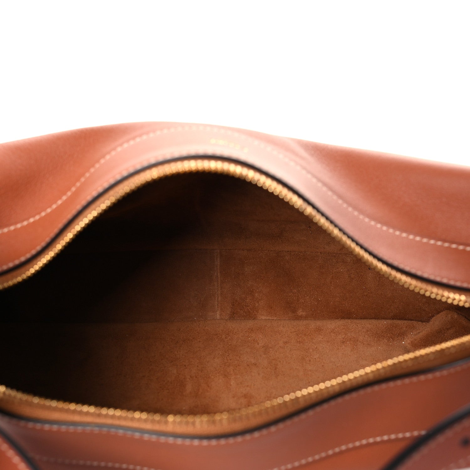Celine Supple Calfskin Medium Romy Shoulder Bag Tan 5 of 9