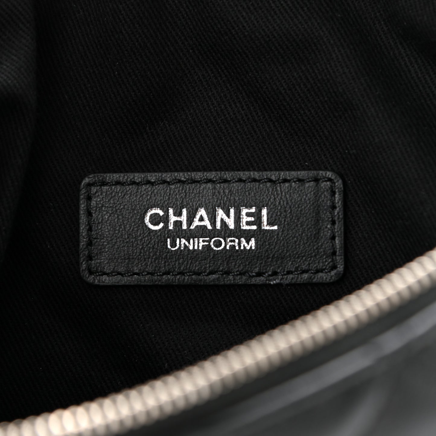 Lambskin Quilted Waist Belt Bag Black