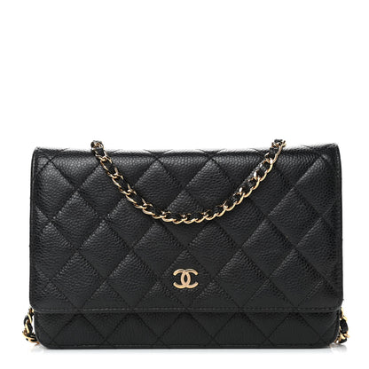 Chanel Caviar Quilted Wallet On Chain WOC Black 1 of 6