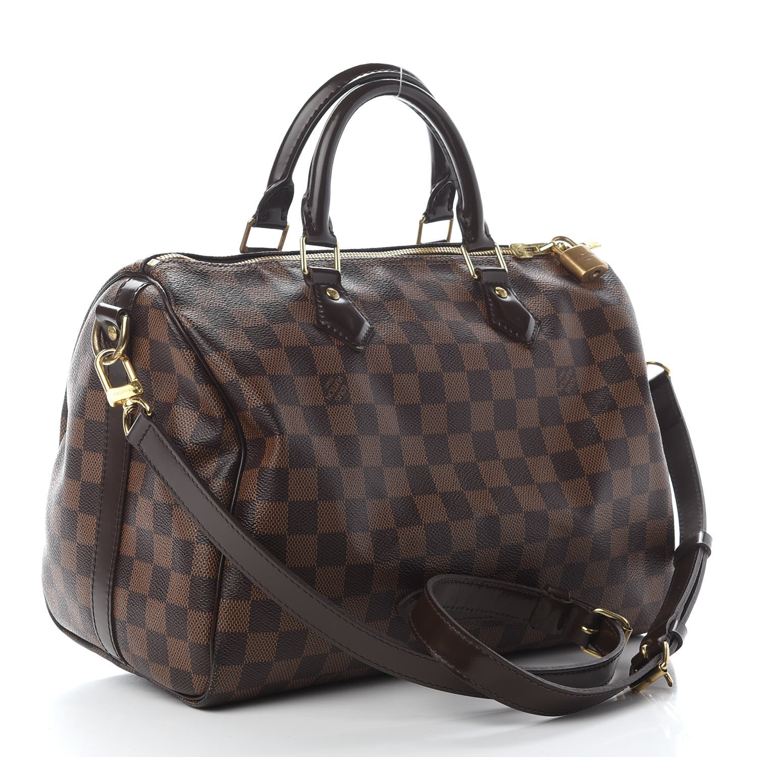 Louis Vuitton Damier Ebene Speedy Bandouliere 30 3 of 11