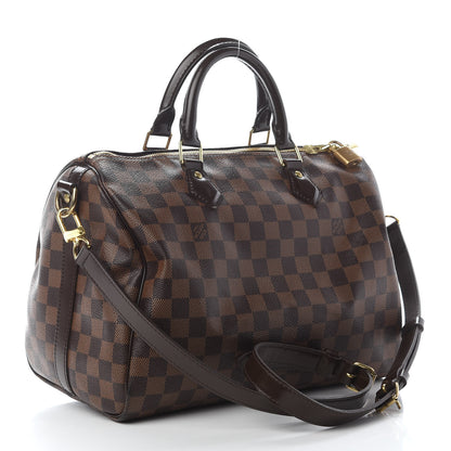 Louis Vuitton Damier Ebene Speedy Bandouliere 30 3 of 11