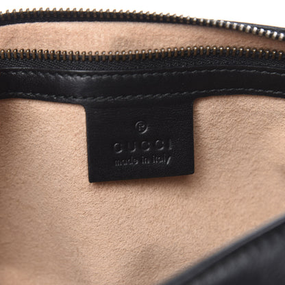 Gucci Calfskin Matelasse Small GG Marmont Shoulder Bag Black 6 of 9