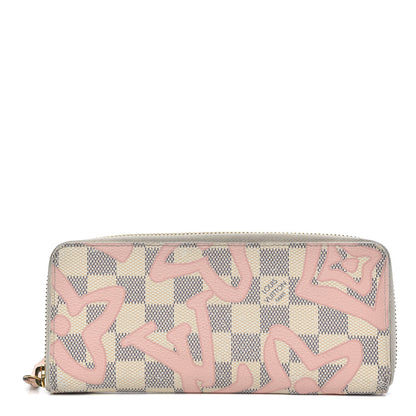 Louis Vuitton Damier Azur Tahitienne Clemence Wallet 1 of 11