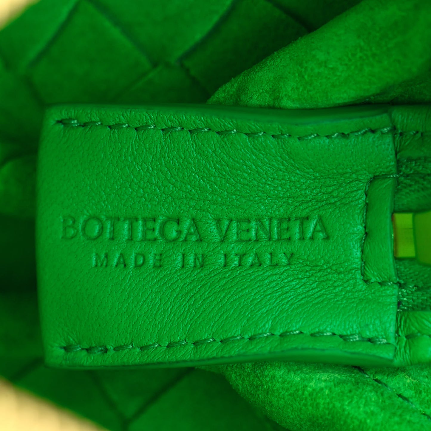 Nappa Intrecciato Mini Loop Camera Bag Parakeet