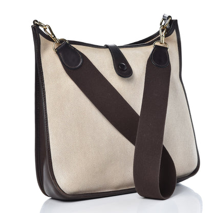 Hermes Toile Natural Barenia Evelyne GM Ebene 3 of 12