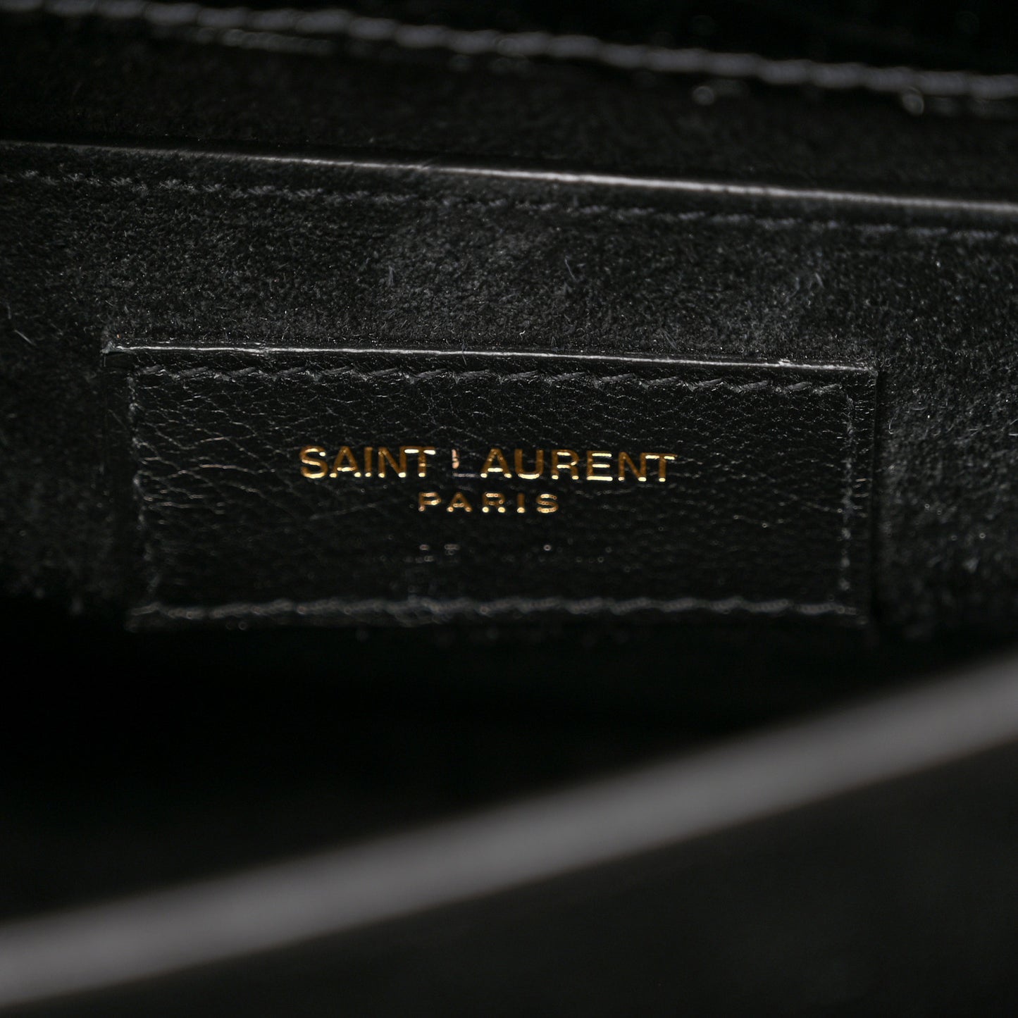 Calfskin Crocodile Embossed Medium Monogram Sunset Black