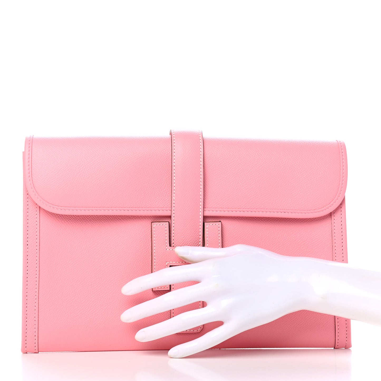 Epsom Jige PM Clutch Rose Confetti