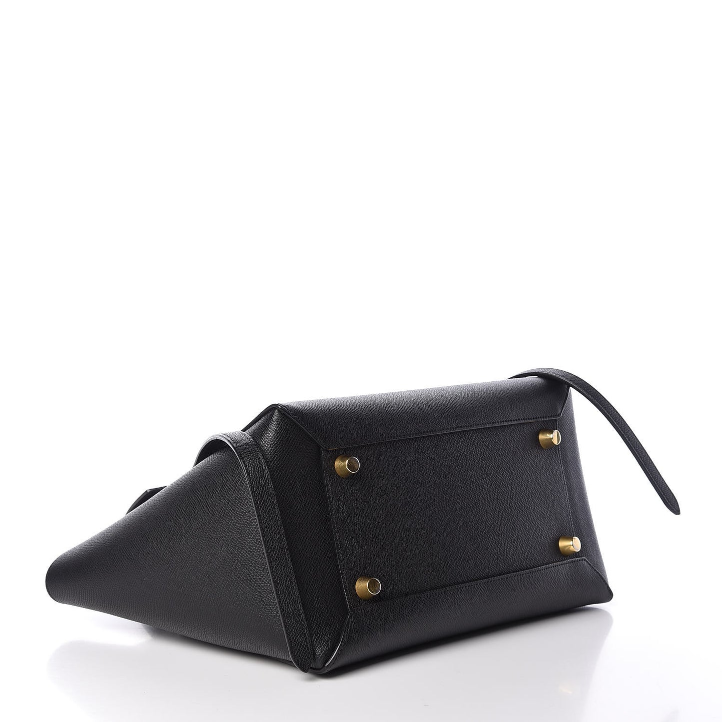 Grained Calfskin Mini Belt Bag Black