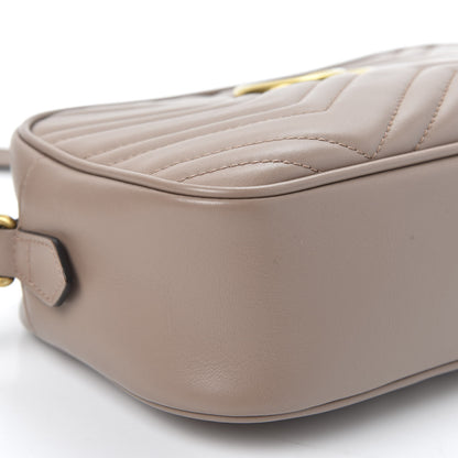 Gucci Calfskin Matelasse Small GG Marmont Chain Shoulder Bag Porcelain Rose 5 of 10
