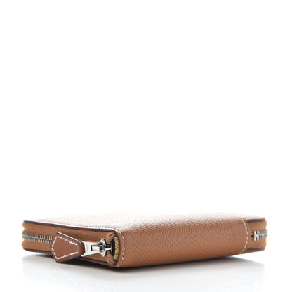 Hermes Epsom Silk'in Compact Wallet Gold 4 of 6