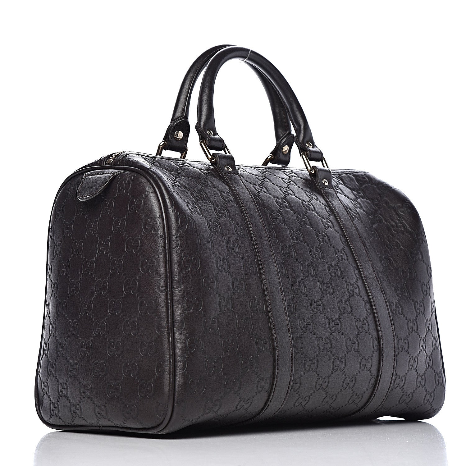 Gucci Guccissima Medium Joy Boston Dark Brown 3 of 10